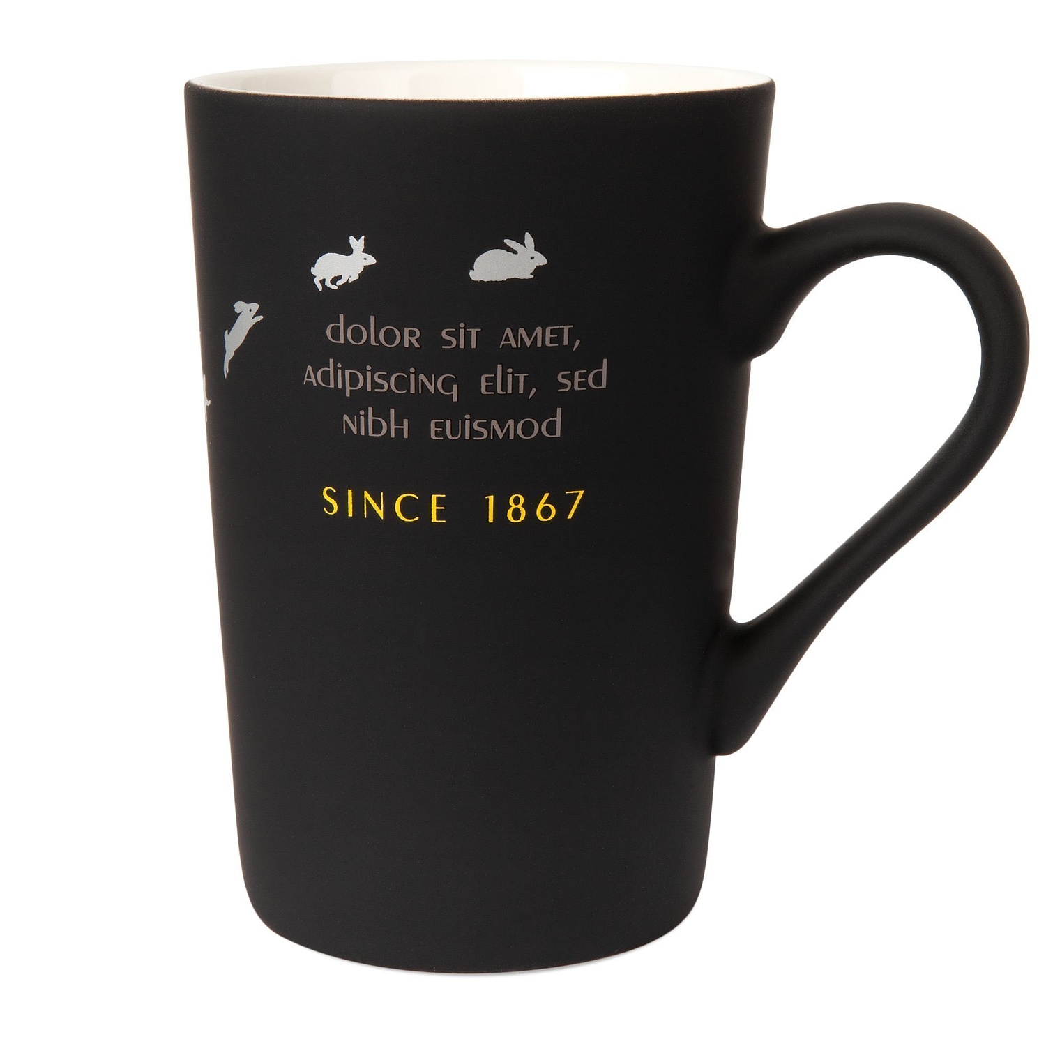 Кружка Best Noon с покрытием софт-тач, черная с логотипом