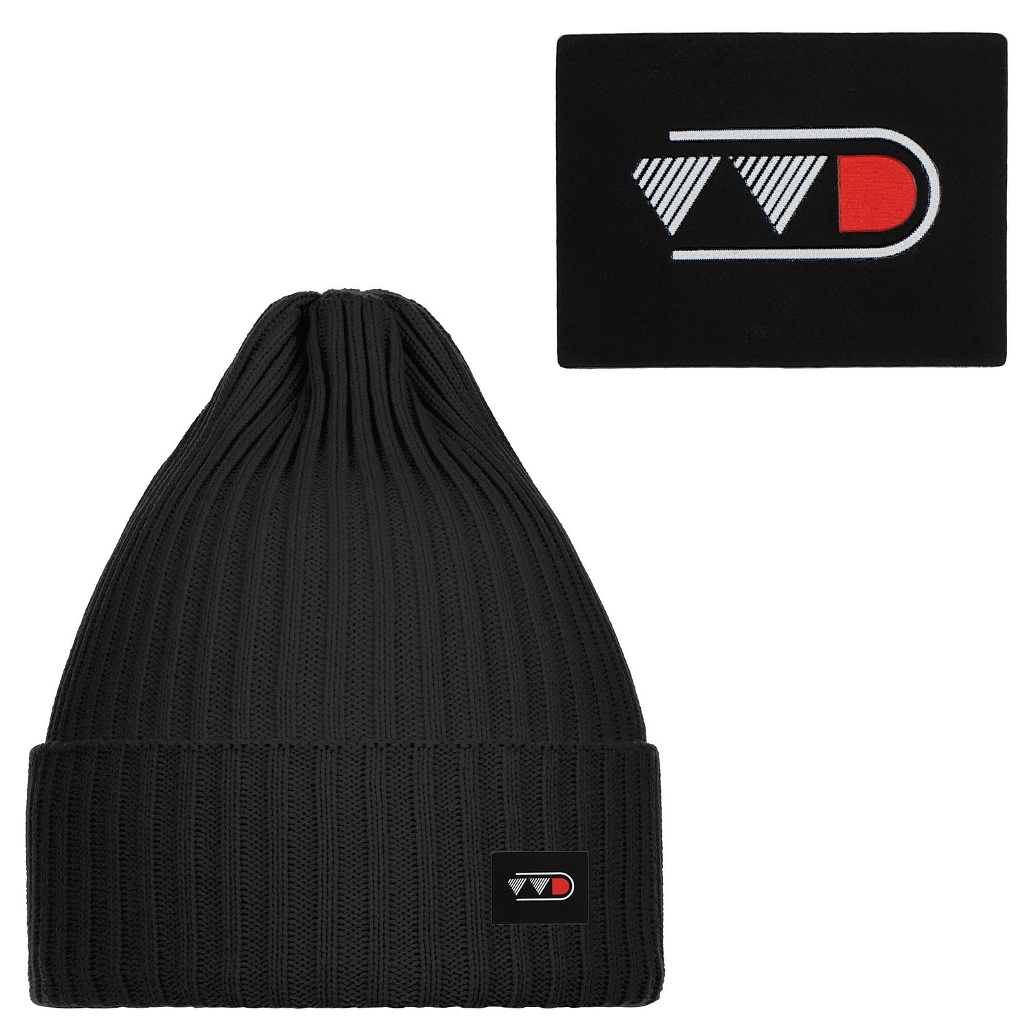 Шапка Yong, черная с логотипом