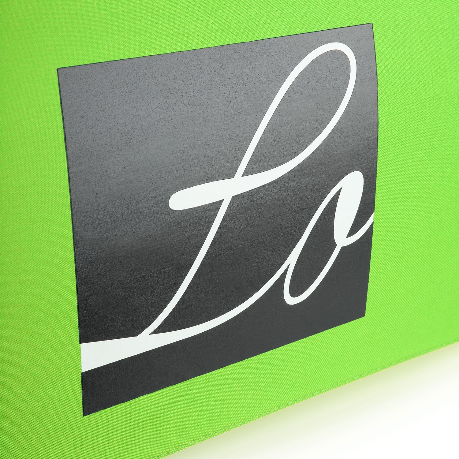 Зонт складной Basic, зеленое яблоко с логотипом