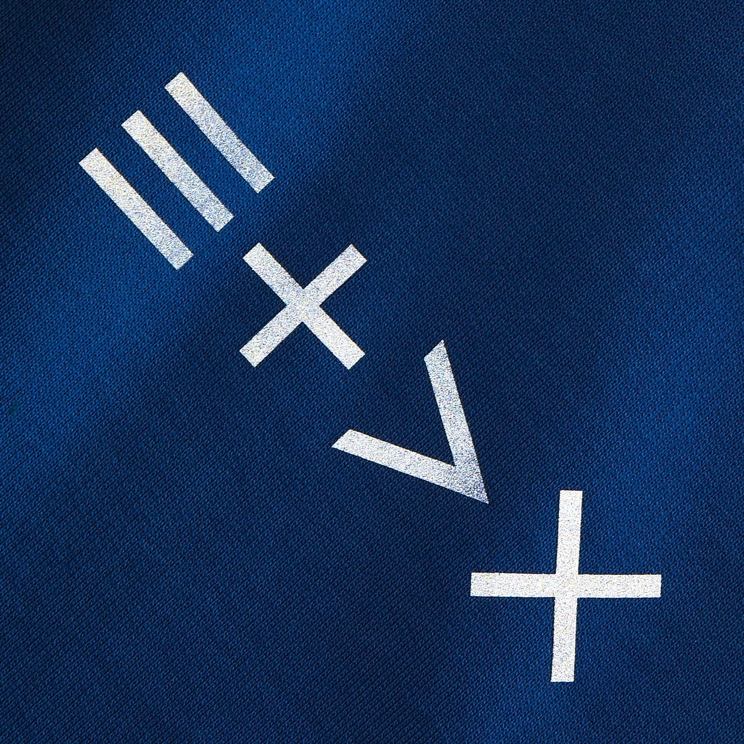 Футболка оверсайз унисекс Vozduh, синяя с логотипом