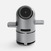 Bluetooth-колонка с беспроводной зарядкой Droid, серая с логотипом
