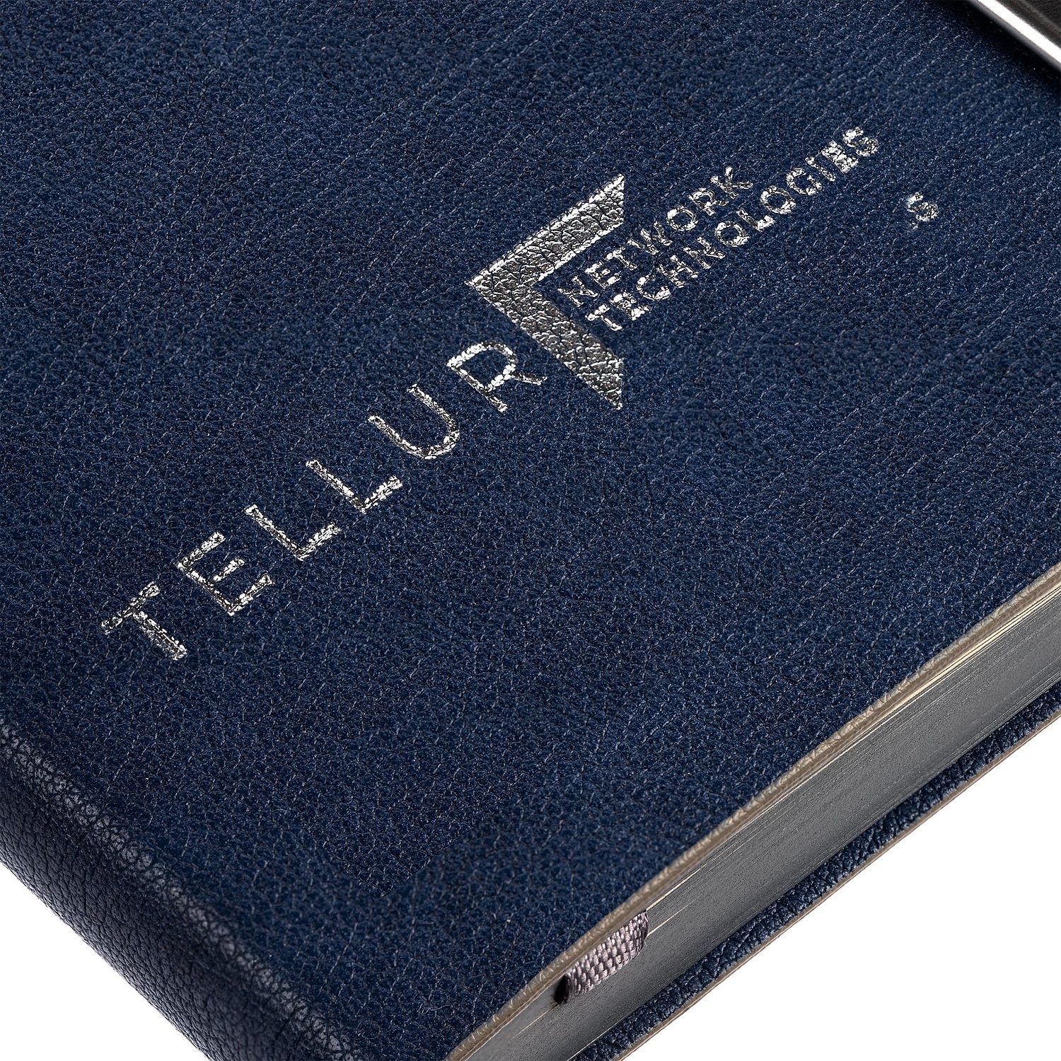 Ежедневник Petrus Flap, недатированный, синий с логотипом