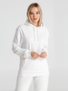 Толстовка с капюшоном унисекс Hoodie, белая с логотипом