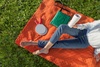 Плед для пикника Comfy, бежевый с логотипом