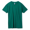 Футболка унисекс Regent 150, зеленая (изумрудная) с логотипом