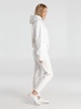 Толстовка с капюшоном унисекс Hoodie, белая с логотипом