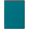 Ежедневник Frame, недатированный, бирюзовый с серым с логотипом