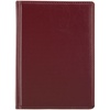 Ежедневник Nebraska, недатированный, бордовый с логотипом