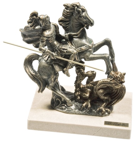 Скульптура "Георгий Победоносец", малая