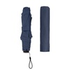 Зонт складной Luft Trek, темно-синий с логотипом
