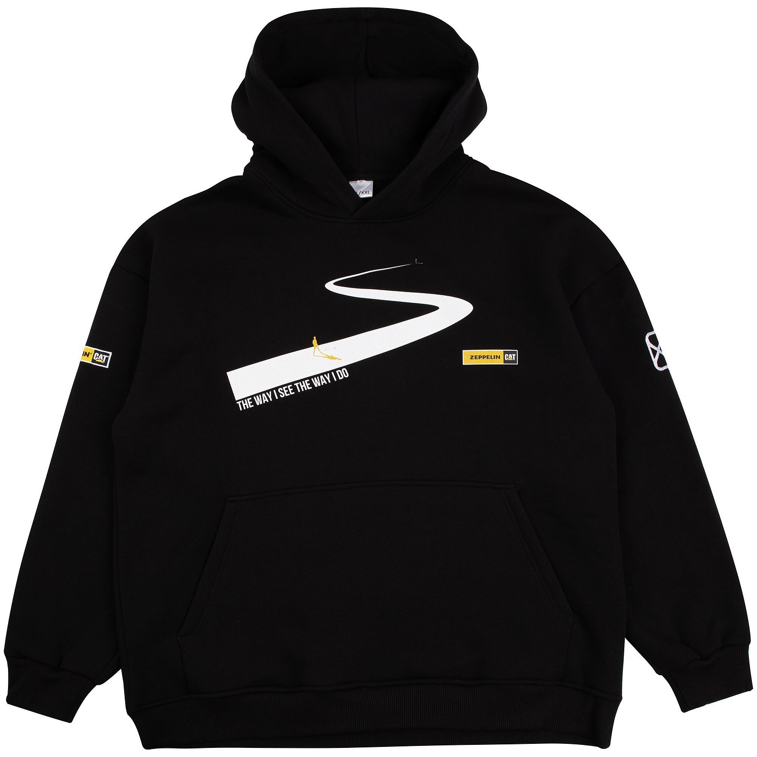 Худи Kulonga Oversize, темно-синее с логотипом