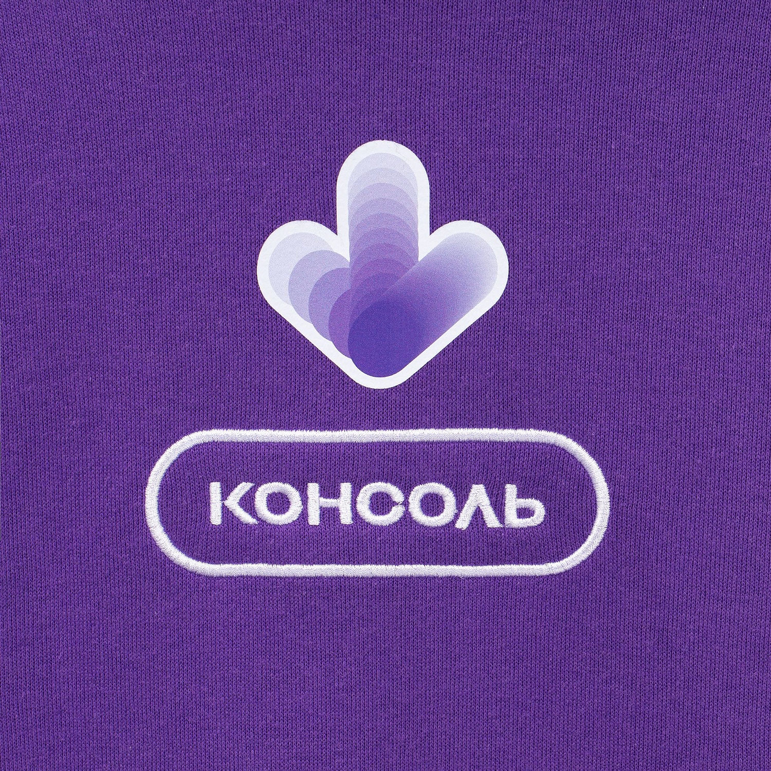 Толстовка с капюшоном Slam 320, фиолетовая с логотипом