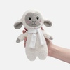 Мягкая игрушка Beastie Toys, овечка с белым шарфом с логотипом