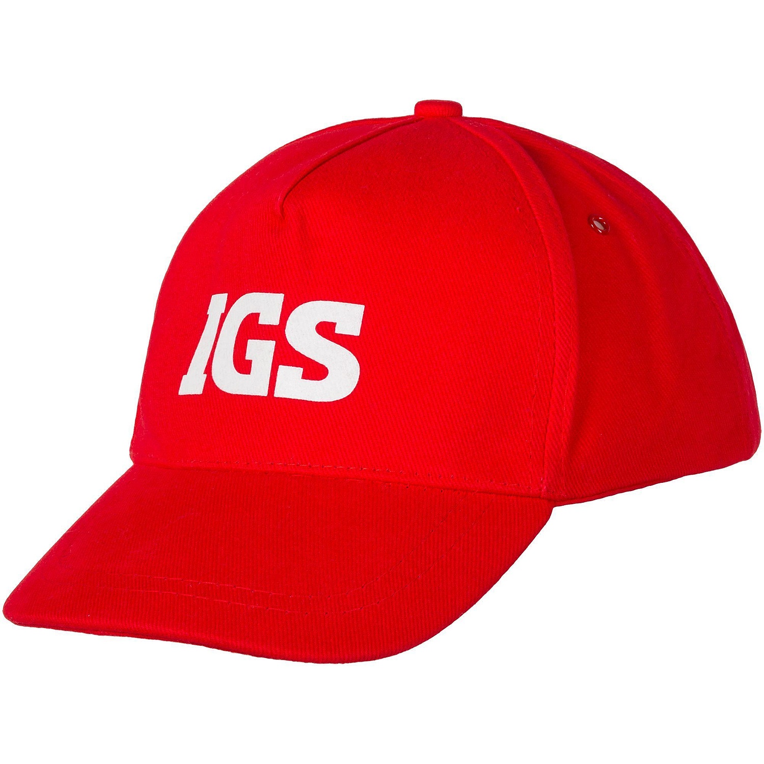 Бейсболка детская Standard Kids, красная с логотипом