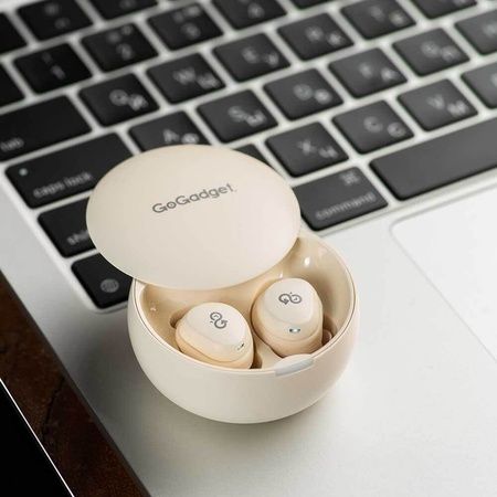 Беспроводные наушники CityBuds S, белые (слоновая кость)