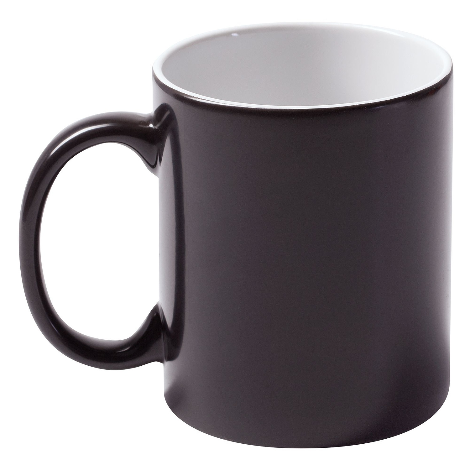 Кружка «Хамелеон», ver.2, матовая , черная