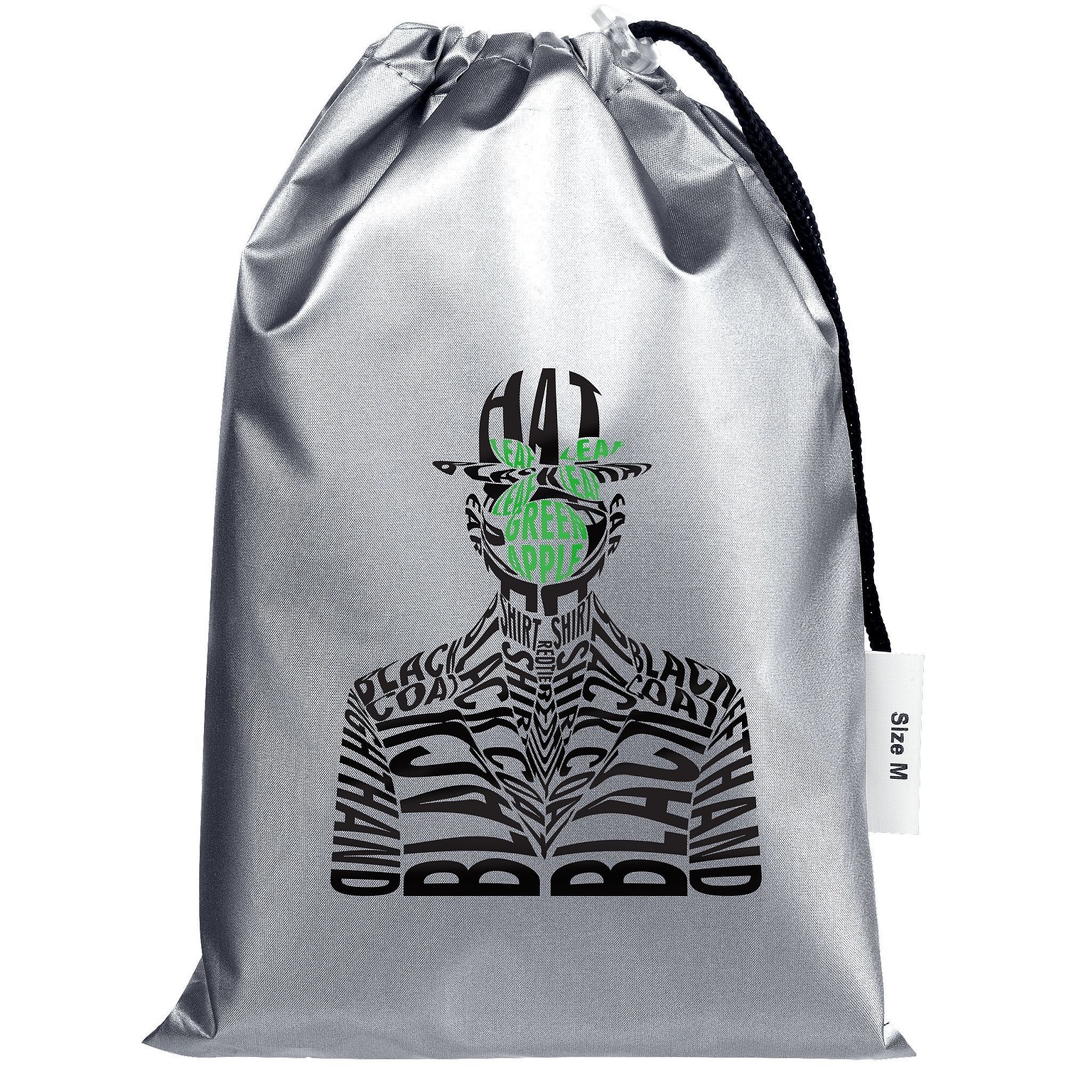 Дождевик Palladio Pockets, серебристый с логотипом