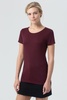 Футболка женская Martin Women, бордовая с логотипом