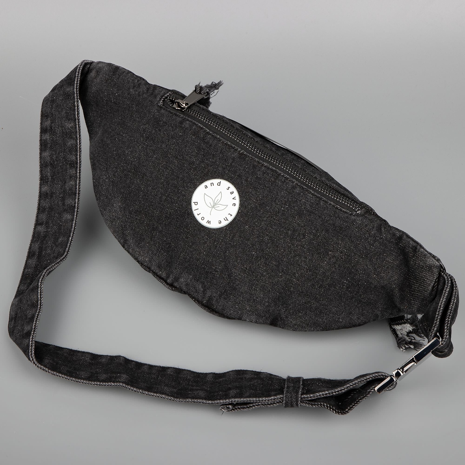 Поясная сумка W6, черная