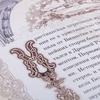 Книга «Россия. Символы власти», серебряный обрез с логотипом