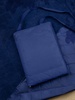 Плед для пикника Soft & Dry 2, синий с логотипом