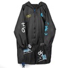 Дождевик Rainman Zip, черный с логотипом