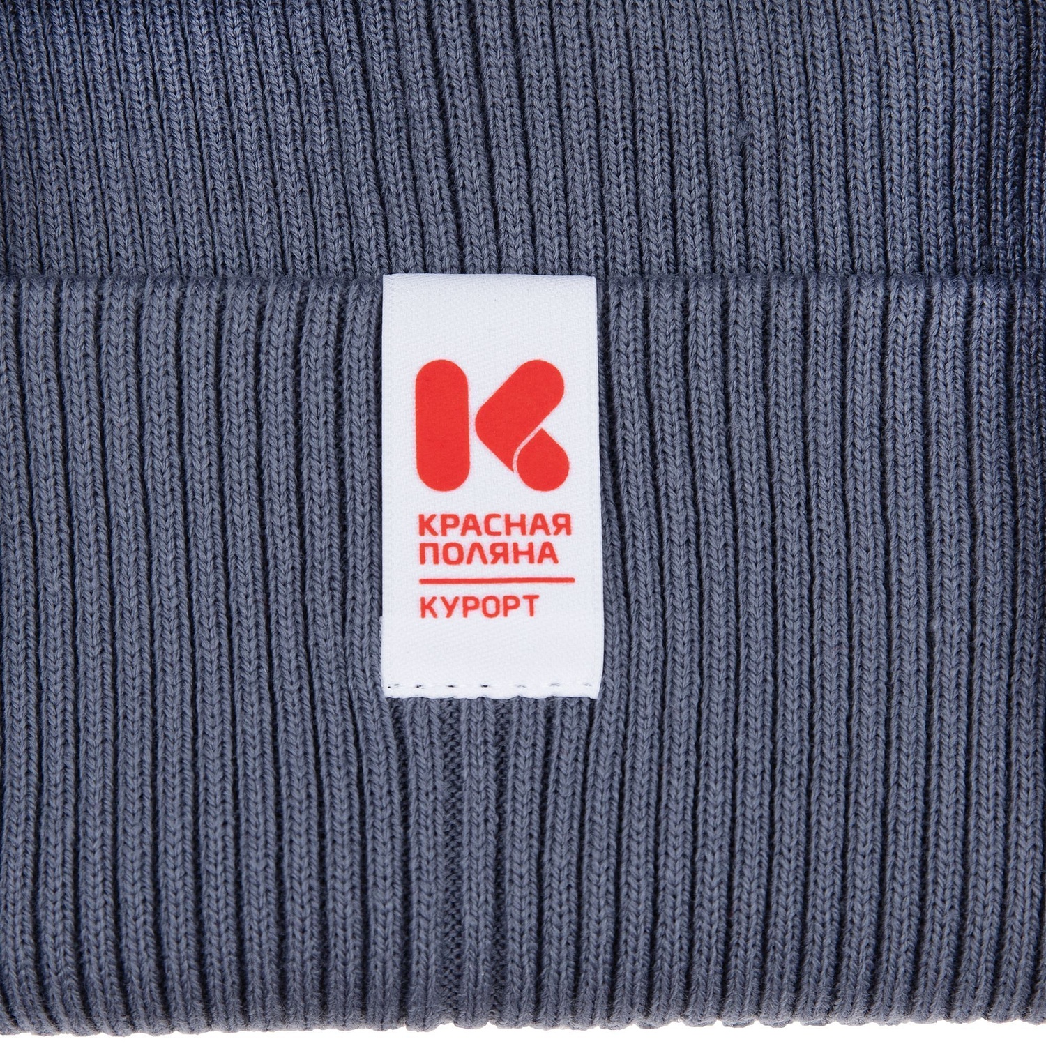 Шапка Real Rib, серая с логотипом