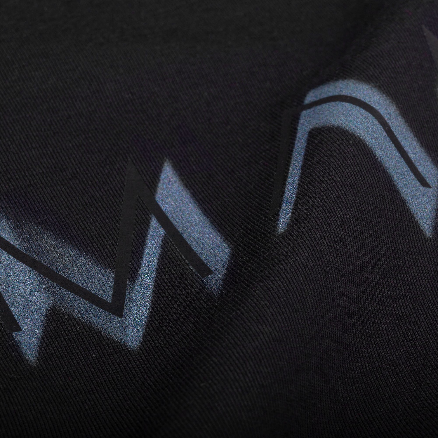 Футболка оверсайз Vozduh 2.0, черная с логотипом