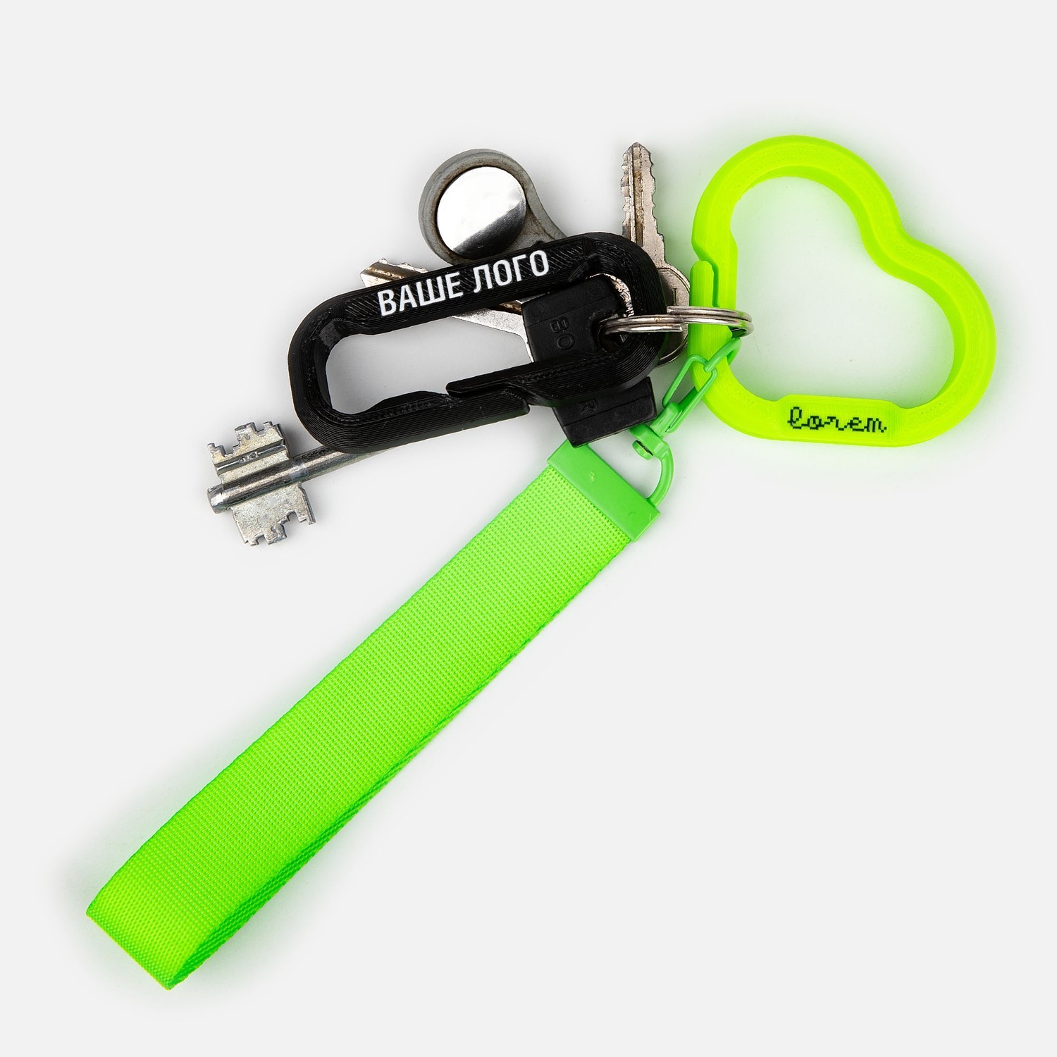 Брелок Impreso, 3D-печать на заказ, сердце