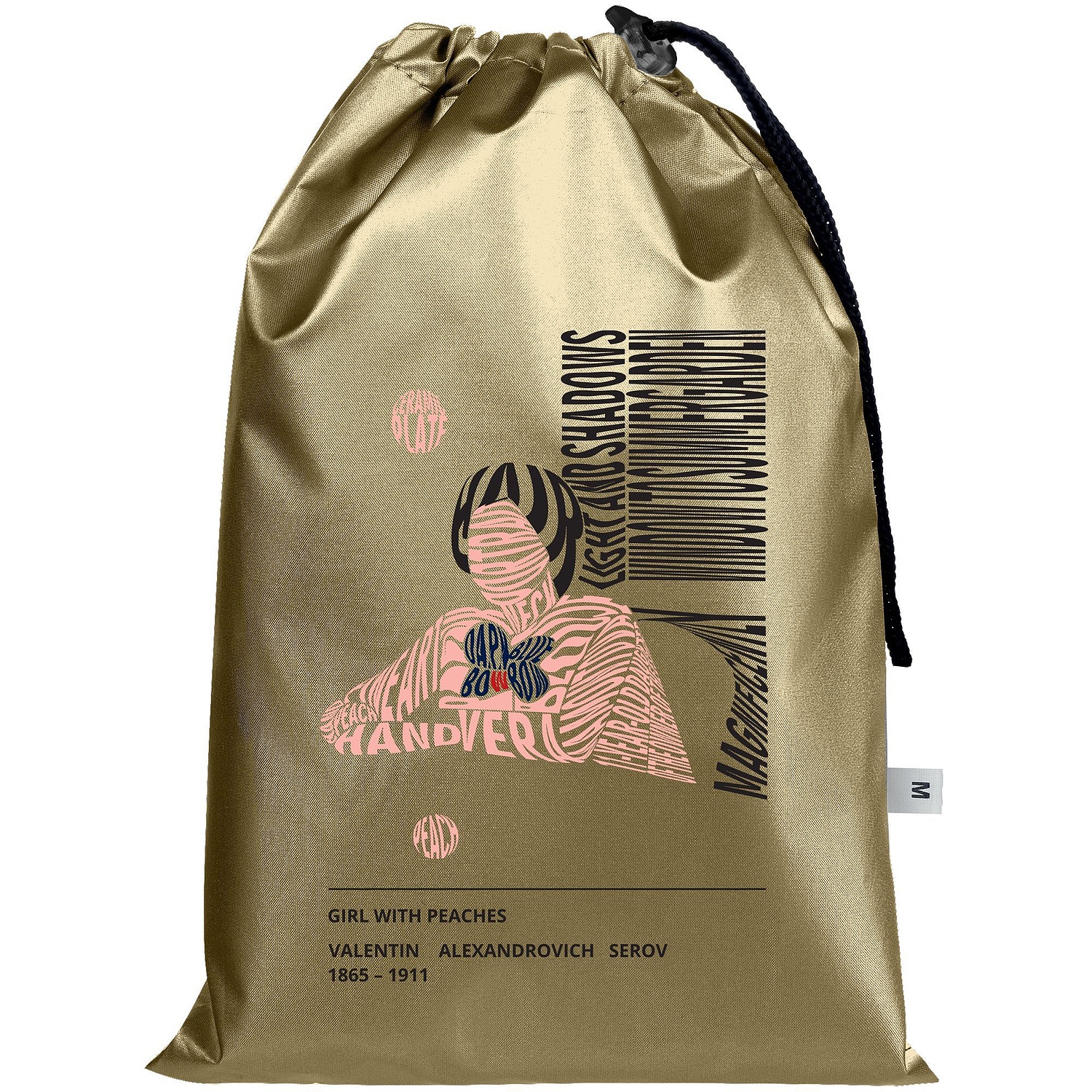 Дождевик Palladio Pockets, золотистый с логотипом