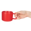 Чашка Jumbo, ver.2, матовая, красная с логотипом