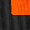 Шарф Snappy, темно-серый с оранжевым с логотипом