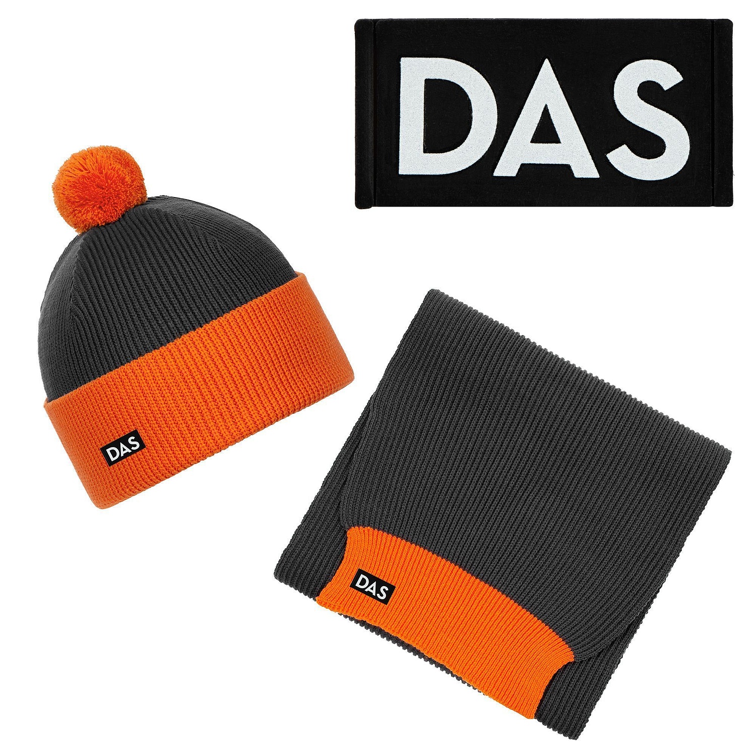 Лейбл из ПВХ Dzeta, XS, черный с логотипом