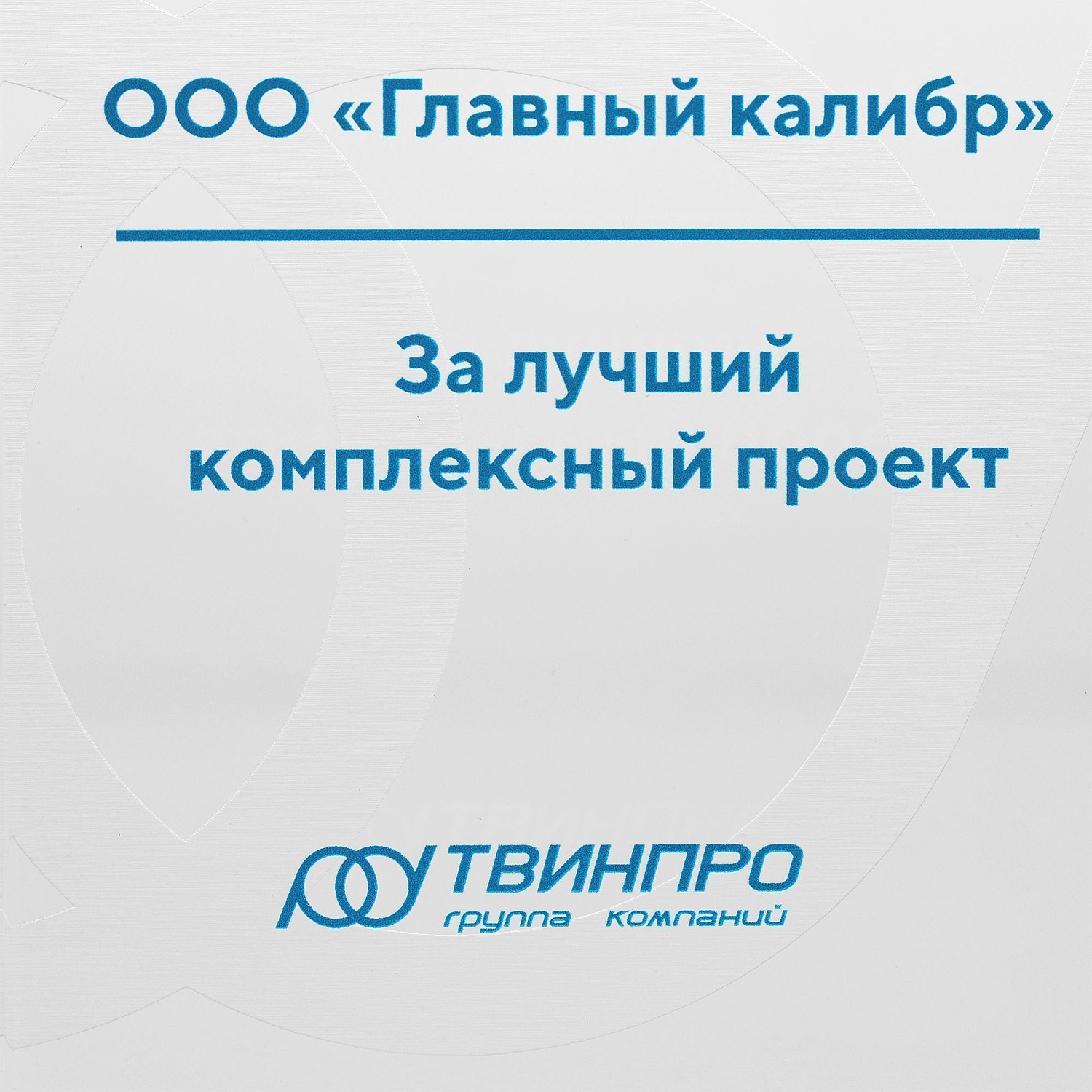 Награда «Взлет» с логотипом