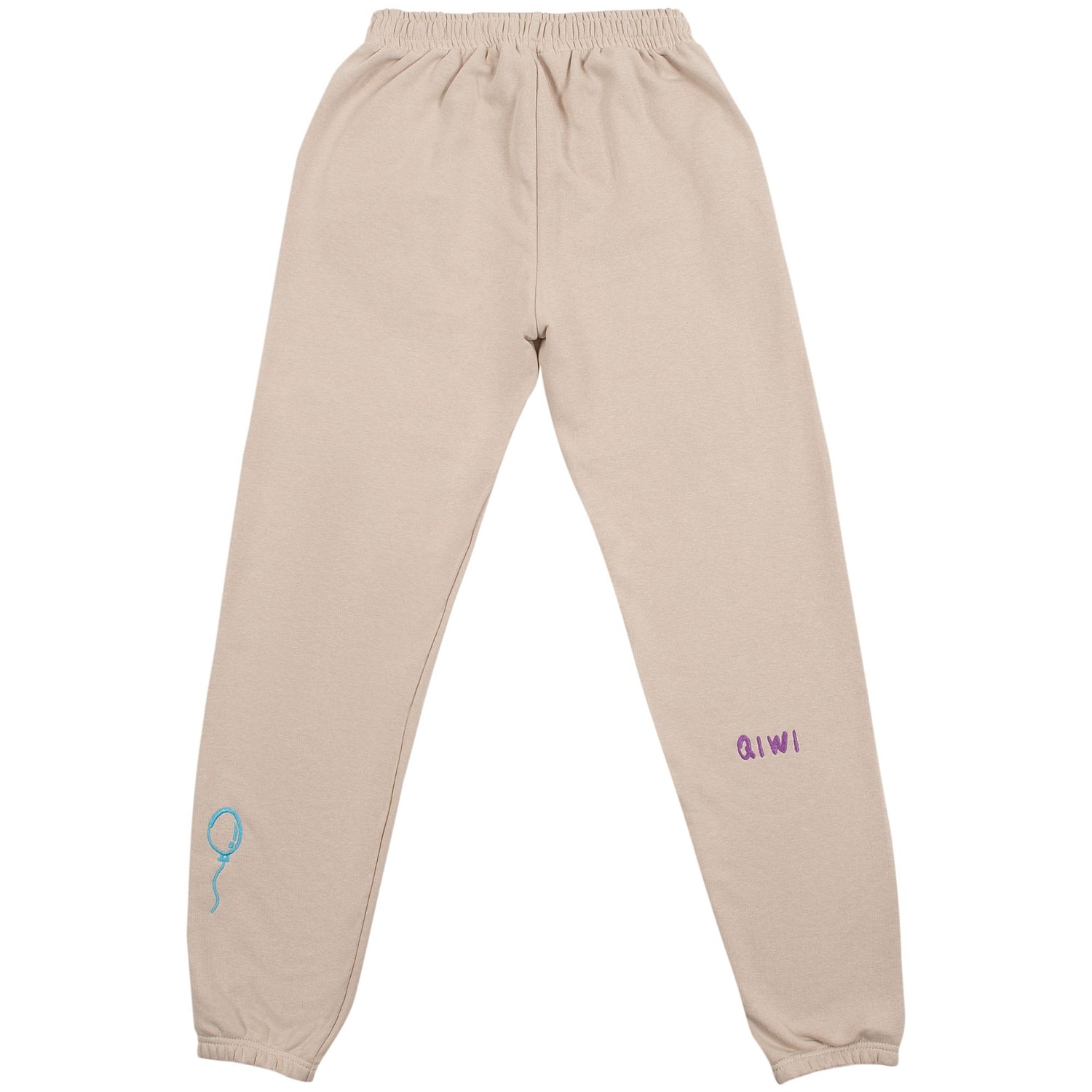 Джоггеры Comfort, бежевые с логотипом