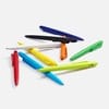 Ручка шариковая Prodir DS11 PMP, желтая с логотипом