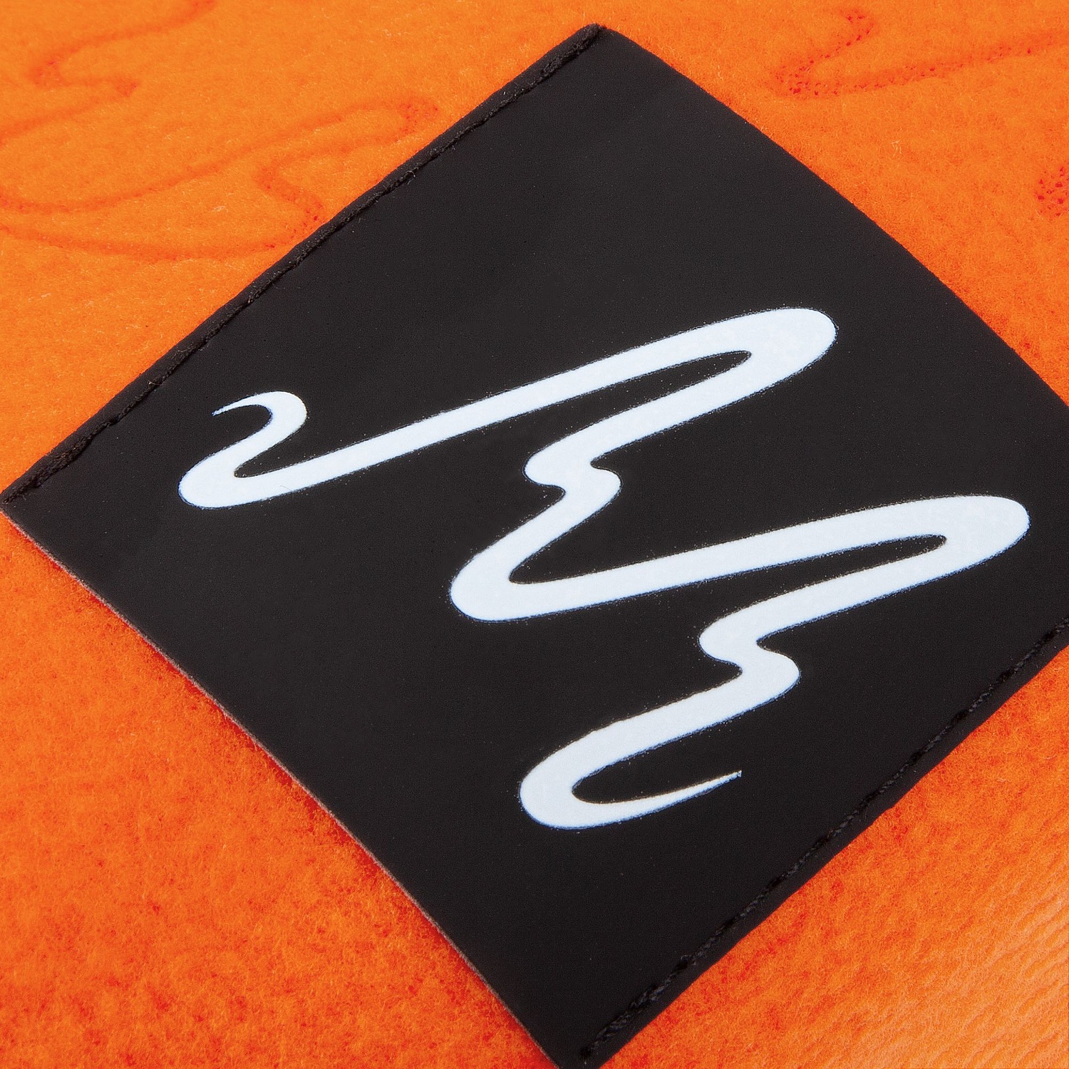 Флисовый плед Warm&Peace, оранжевый