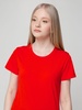 Футболка женская T-bolka Lady, красная с логотипом