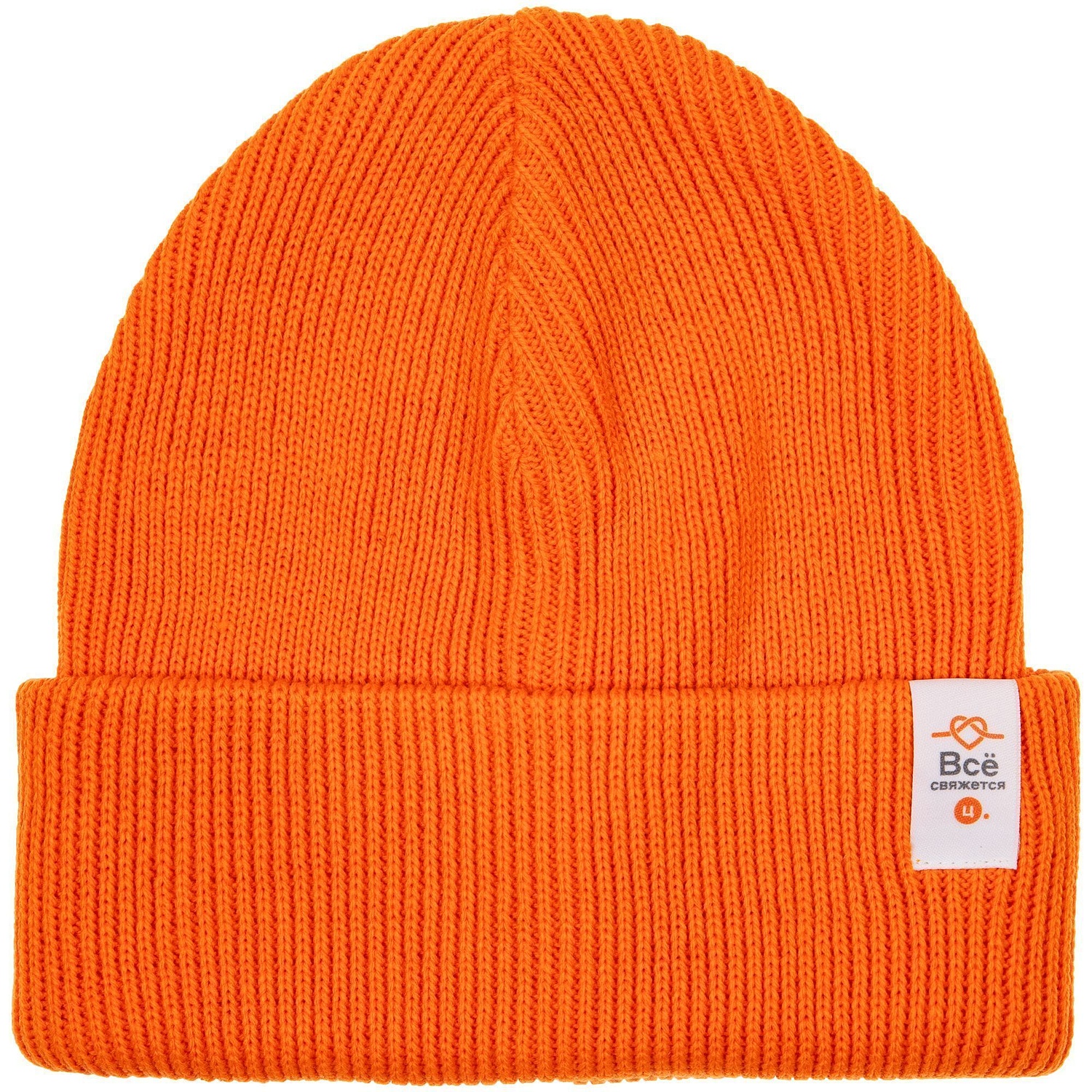 Лейбл тканевый Epsilon, S, белый с логотипом