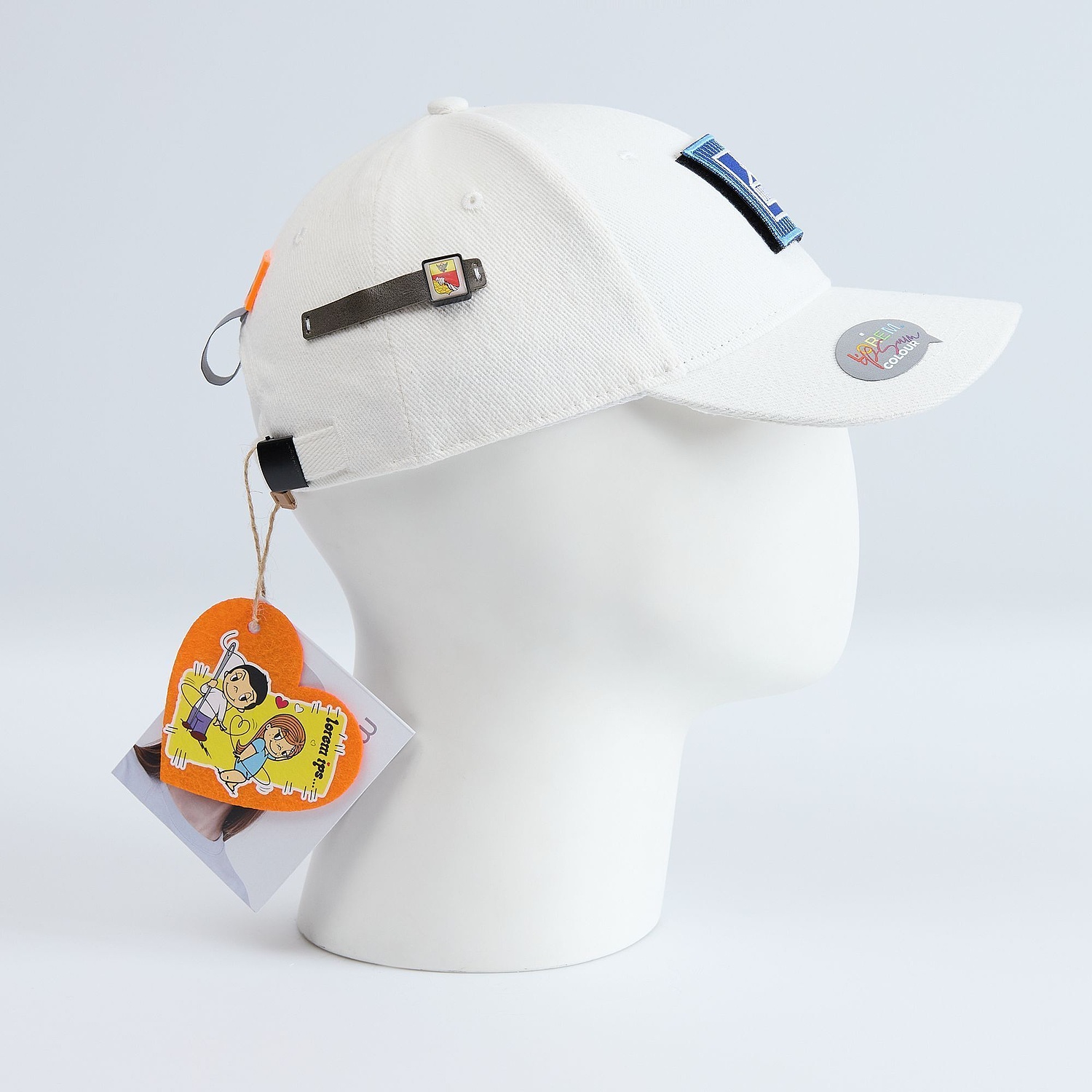 Бейсболка Hillside, голубая с логотипом