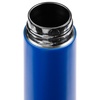 Термобутылка Metropolis, синяя с логотипом