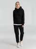 Толстовка с капюшоном унисекс Hoodie, черная с логотипом