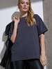 Футболка Oversize Premium, темно-серая (антрацит) с логотипом