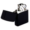 Зажигалка Zippo Classic Matte, матовая черная с логотипом
