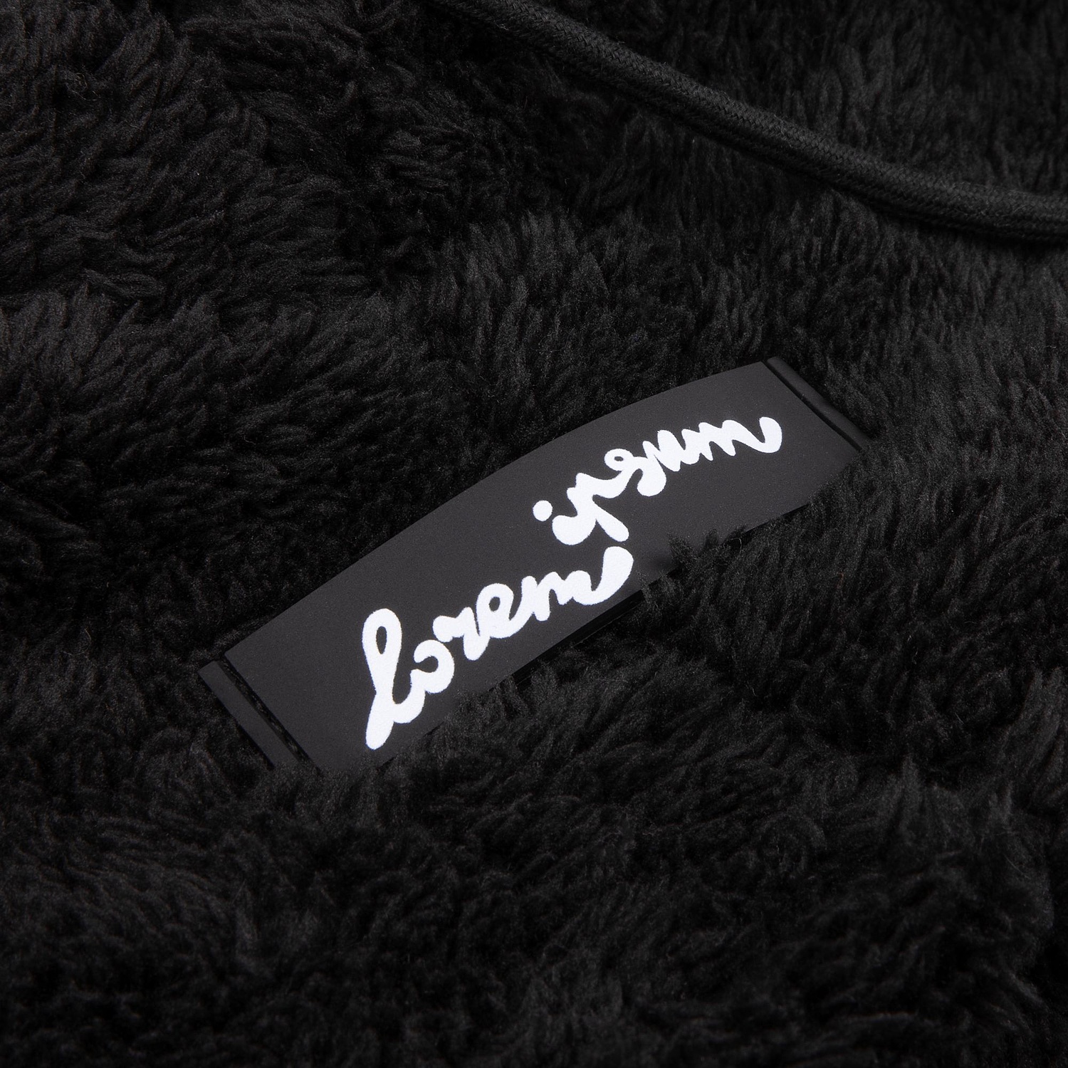 Балаклава-капюшон Flocky, черная с логотипом