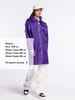 Дождевик Rainman Zip, фиолетовый с логотипом