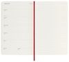 Еженедельник Moleskine Classic Soft Large, красный