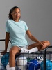 Футболка спортивная женская Vortex Women, белая с логотипом