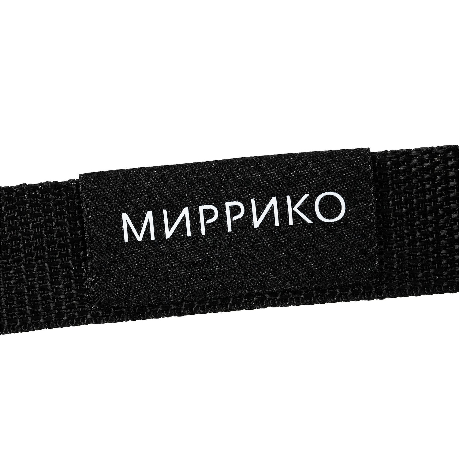 Лейбл тканевый Epsilon, L, черный с логотипом