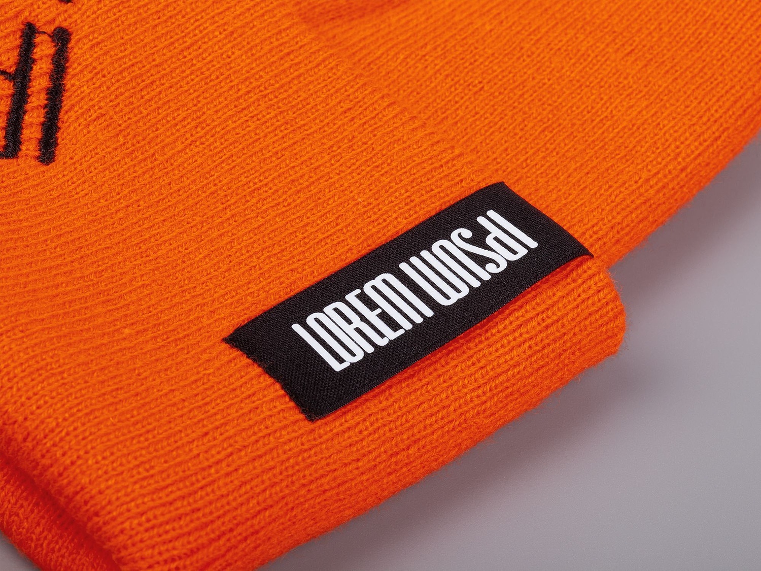 Шапка Urban Flow, оранжевая с логотипом